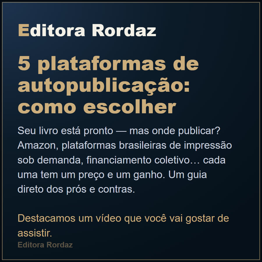 Slide 1 de 6 da edição