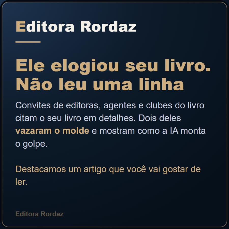 Slide 1 de 6 da edição
