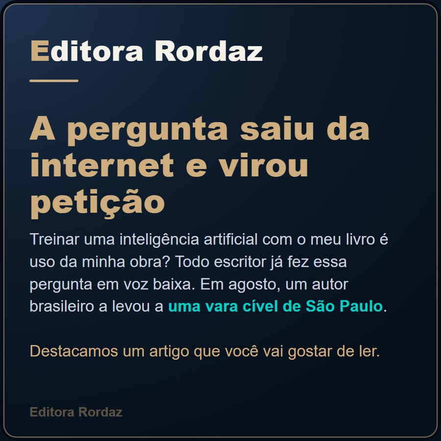 Slide 1 de 6 da edição