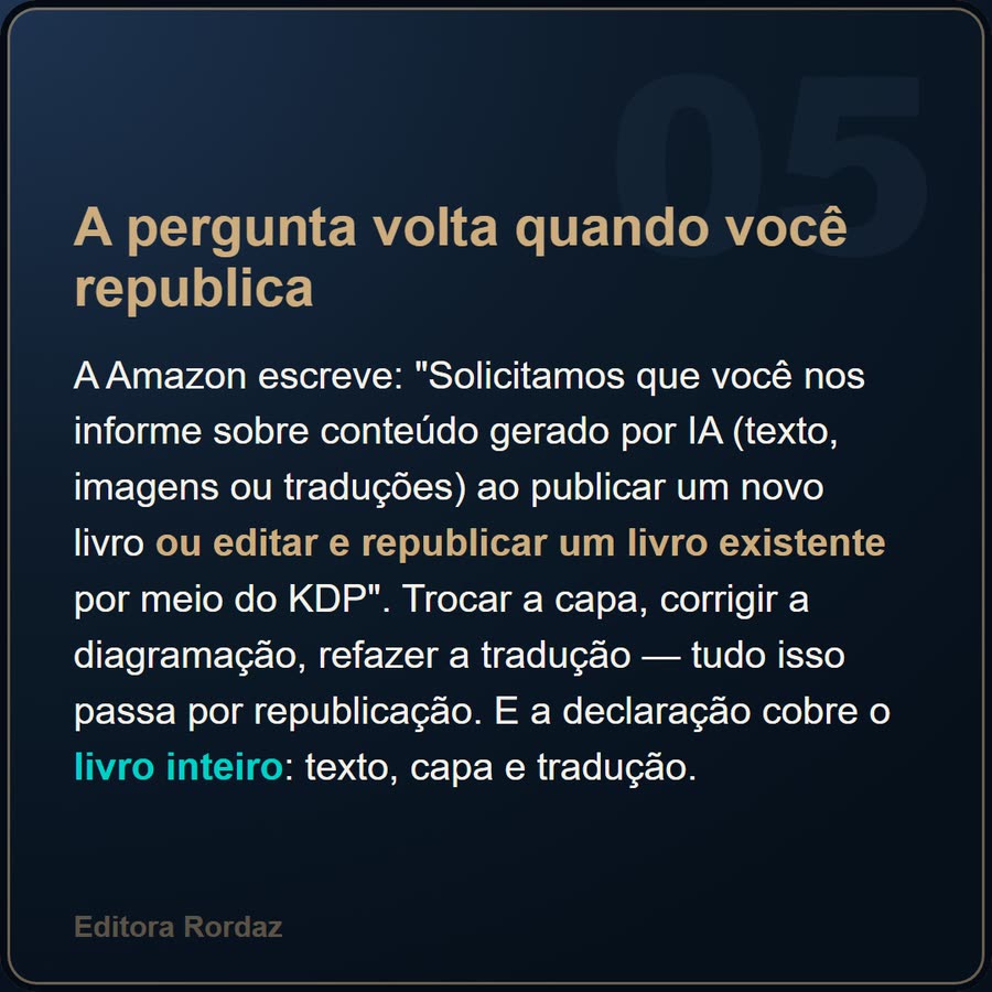 Slide 5 de 6 da edição