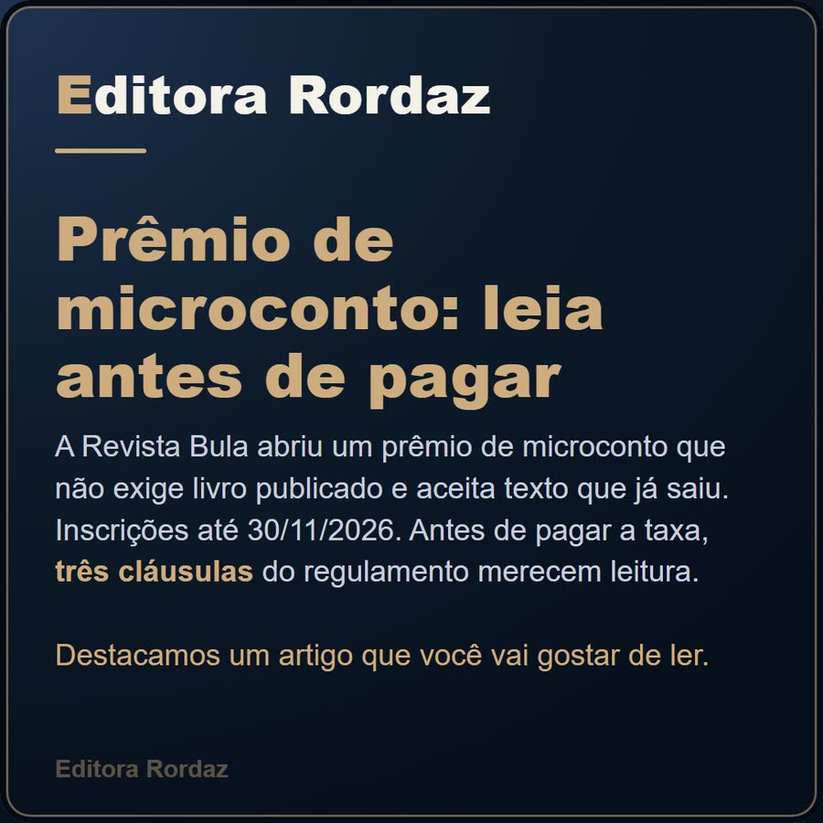 Slide 1 de 6 da edição